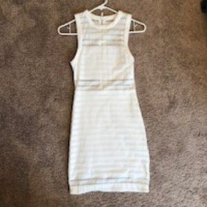 Cute White Bodycon Party Dress